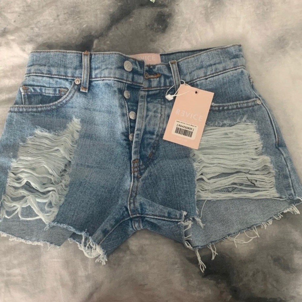 NEW Revice denim Malibu cutoffs shorts